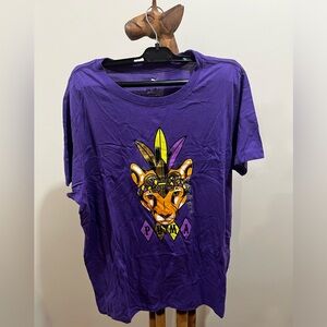 Purple color t-shirt by Puma.